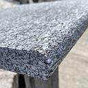 Silver Granite Flamed Bullnose Long Edge Vein Cut Paver 400x400x30mm