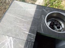 pietra grey marble sandblasted paver 600x400x27