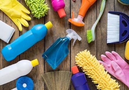 Instructions for travertine tile cleaning