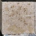Walnut Travertine Honed Tumbled Unfilled Paver 300x300x30mm