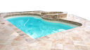 Amazon Rivers Travertine Honed Tumbled Unfilled Paver 200x200x30mm