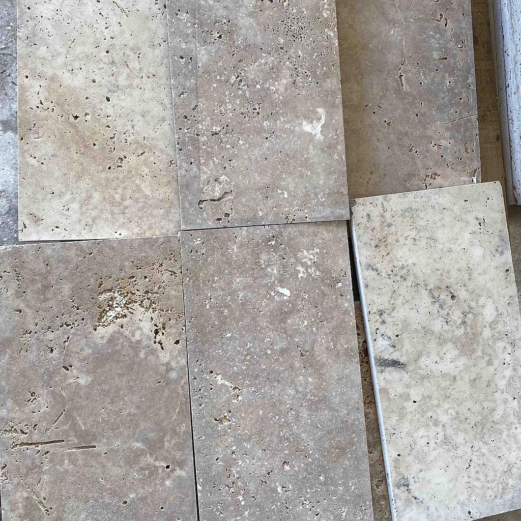 Beige Travertine Honed Unfilled Tile 200x400x15mm