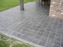 Blue Limestone Flamed Bullnose Long Edge Paver 600x400x30mm