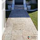 Beige Travertine Honed Tumbled Unfilled Paver 400x400x27mm