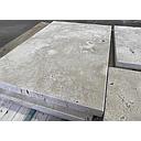 Ivory Travertine Honed Tumbled Unfilled Pavers 610x406x30mm