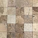 Classic Travertine Honed Tumbled Unfilled Paver 200x200x30mm