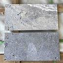  Silver Travertine Honed Unfilled Tile 200x400x15mm