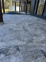 Silver Travertine Honed Tumbled Unfilled Paver 610x406x30mm
