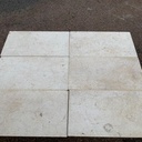 Galala Marble Honed Bullnose Long Edge Paver 400x400x30mm