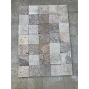 Premium Travertine Honed Tumbled Unfilled Paver 200x200x30mm