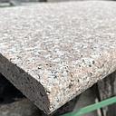 Rose Granite Flamed Bullnose Long Edge Paver 400x400x30mm