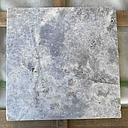  Silver Travertine Honed Tumbled Unfilled Paver 400x400x25mm