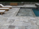  Silver Travertine Honed  Unfilled Tile 400x400x15mm