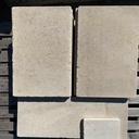 Ivory Limestone Honed Bullnose Long Edge Paver 800x400x30mm
