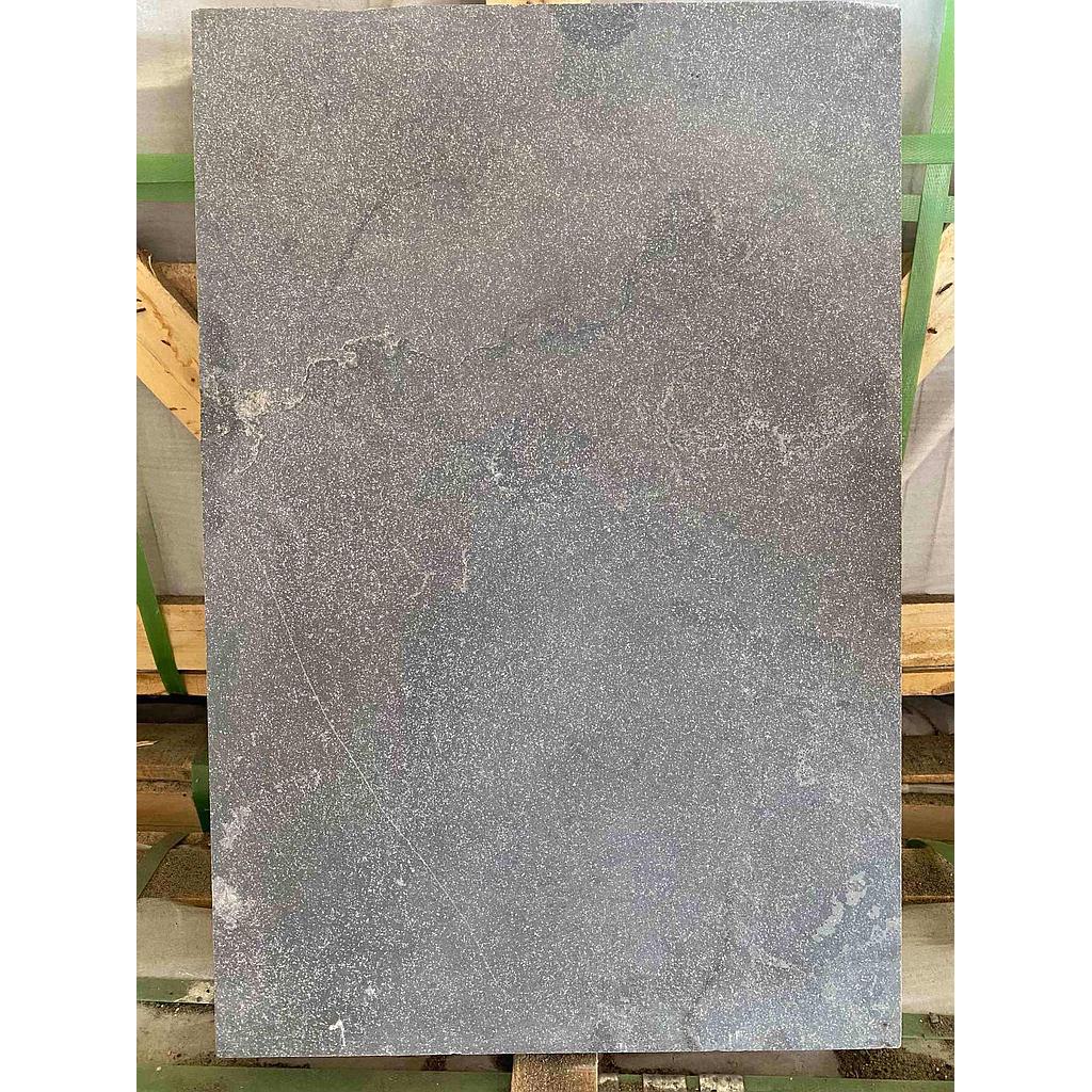 [PALIBUSATUNANA604030] Blue Limestone Sandblasted  Paver 600x400x30mm