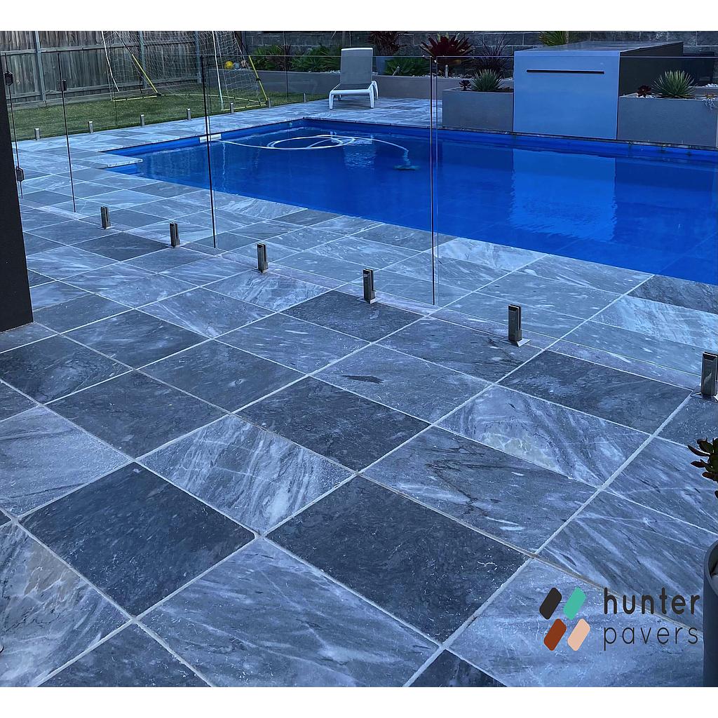 [PAMABUHOTUNANA604030] Bluestone Marble Honed Tumbled Paver 600x400x25mm