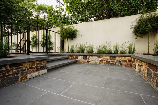 [PABALAHOSUNANA606030] Lava Honeycomb Basalt Honed Paver 600x600x30mm