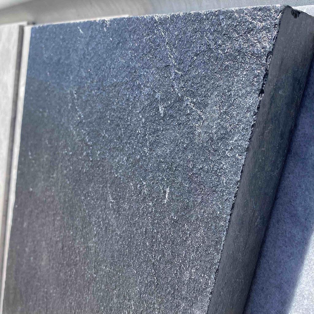 [PALIBANASUNANA404030] Black Limestone Natural Split Paver 400x400x30mm