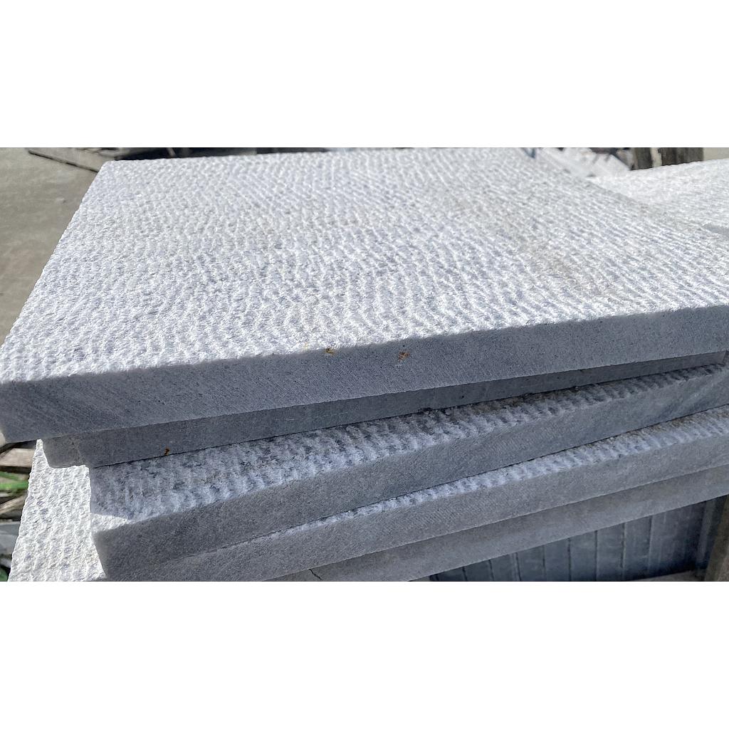 [PAMABUBUSUNANA404030] Bluestone Marble Bush Hammered Paver 400x400x30mm