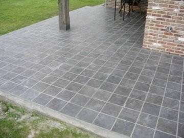 [PALIBUFABUNANA604030] Blue Limestone Flamed Bullnose Long Edge Paver 600x400x30mm