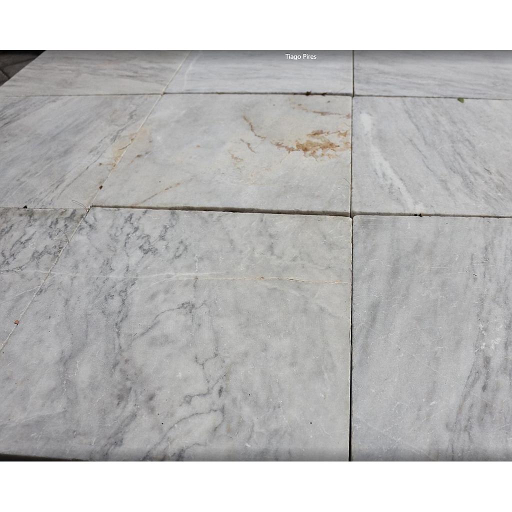 [PAMACAHOSUNANA202030] Calacatta Marble Honed Paver 200x200x30mm