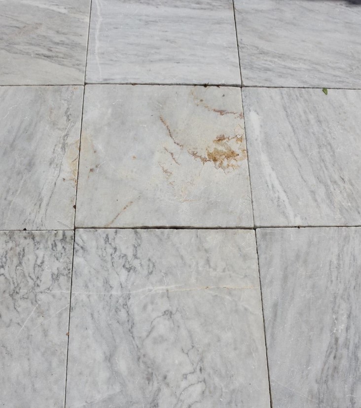 [PAMACAHOTUNANA204030] Calacatta Marble Honed Tumbled Paver 200x400x30mm