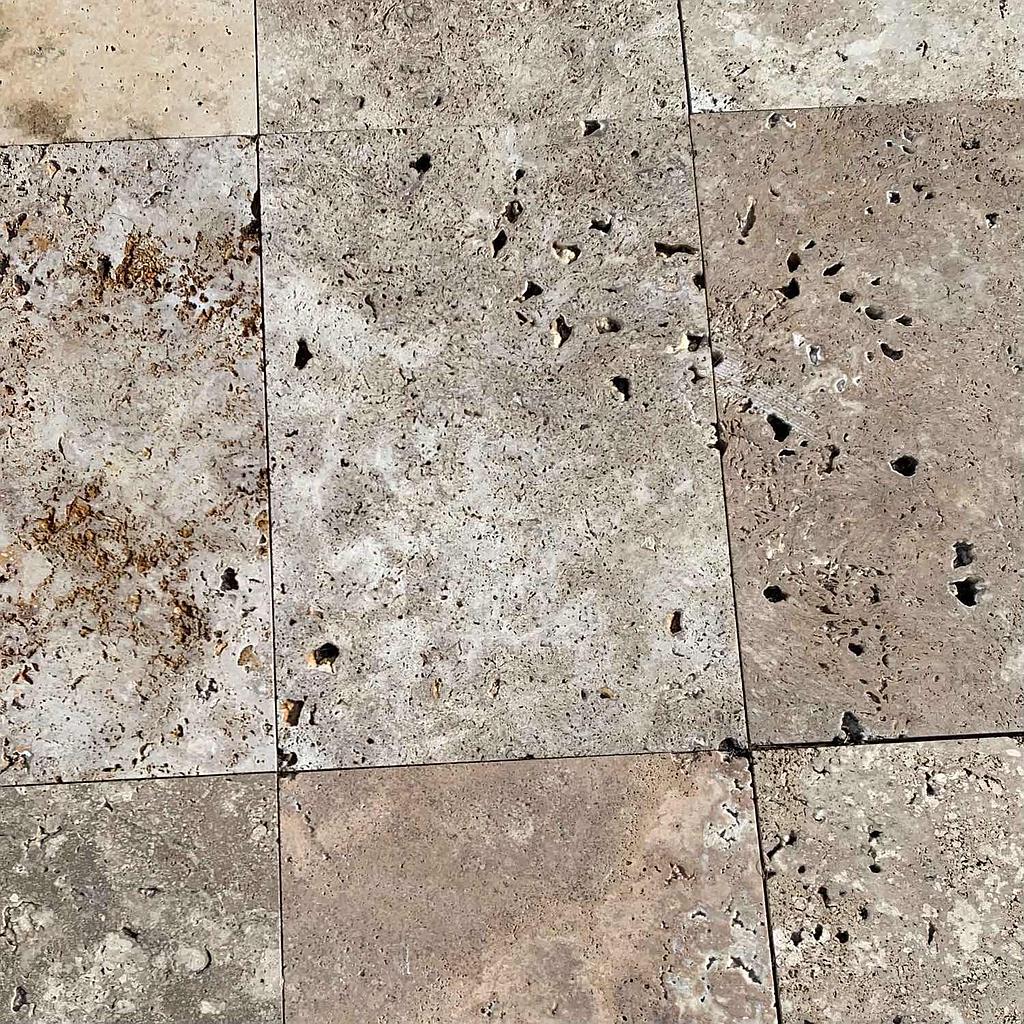 PATAWAHOTUNAUN402030	Walnut Travertine Honed Tumbled Unfilled Paver 610x406x30mm
