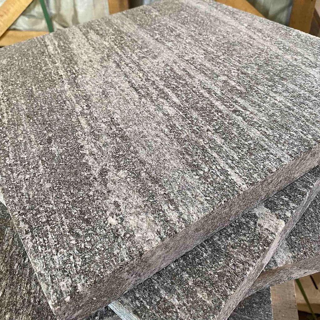 Silver Granite Flamed Vein Cut Paver 400x400x30mm