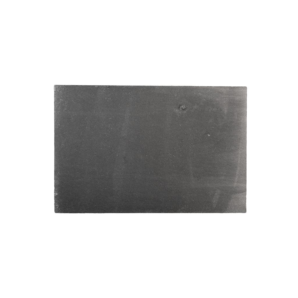 [PALIBANABUNANA404030] Black Limestone Natural Split Bullnose Long Edge Paver 400x400x30mm