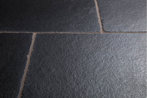 [PALIBANABUNANA604030] Black Limestone Natural Split Bullnose Long Edge Paver 600x400x30mm