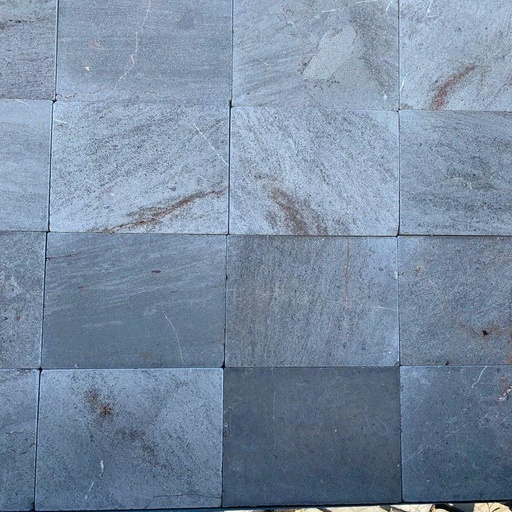 [PAMAHTHOTUNAUN40620330] Heten Marble Honed Tumbled Unfilled Paver 406x203x30mm