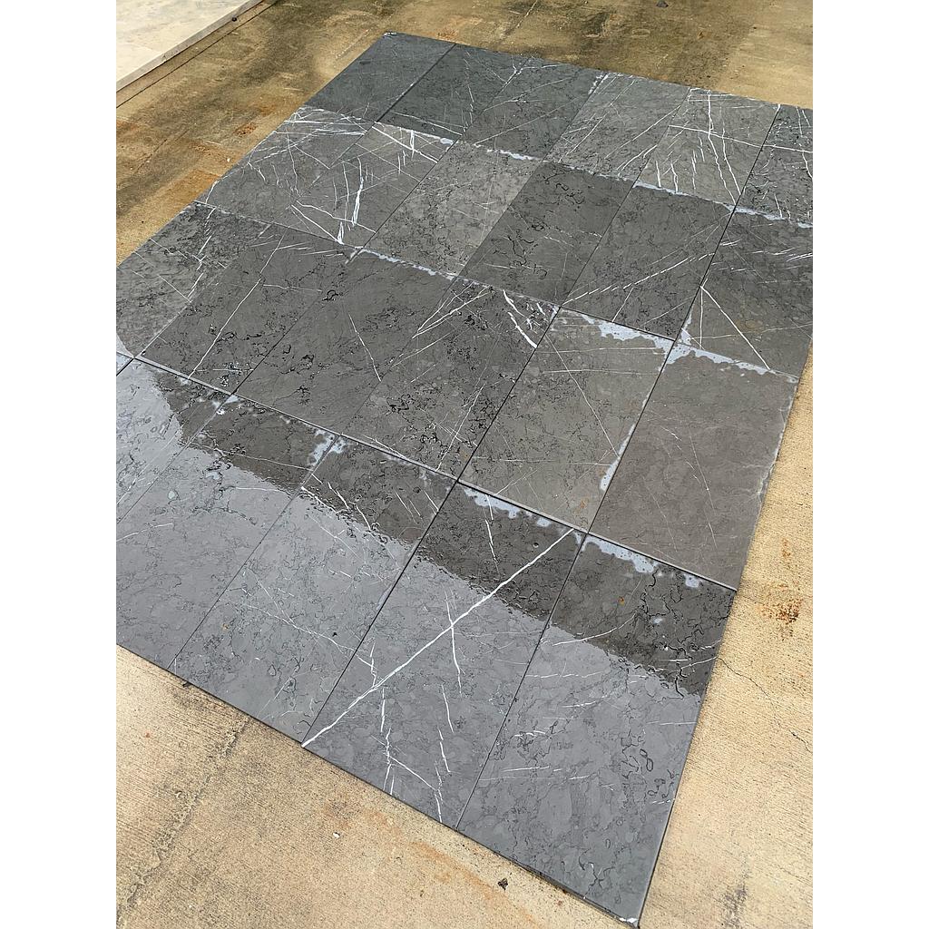 [PAMAPIHOSUNAUN606020] Pietra Grey Marble Honed Unfilled Paver 600x600x20mm