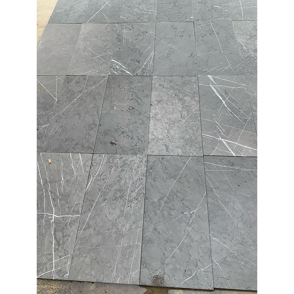 [PAMAPIHOSUNAUN61030513] Pietra Grey Marble Honed Unfilled Tile 610x305x13mm