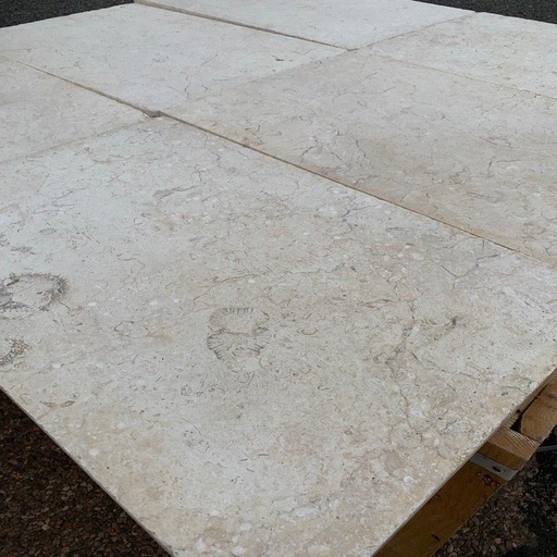 [PAMAGAHOTUNANA202030] Galala Marble Honed Tumbled Paver 200x200x30mm