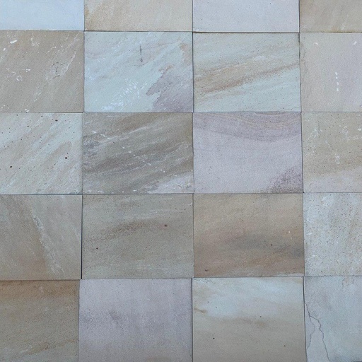 [PASAYENASUNANA404030] Yellow Himalayan Sandstone Natural Split Paver 400x400x30mm