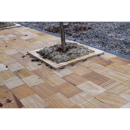 [PASATEHOBUNANA804030] Teakwood Sandstone Honed Bullnose Long Edge Paver 800x400x30mm