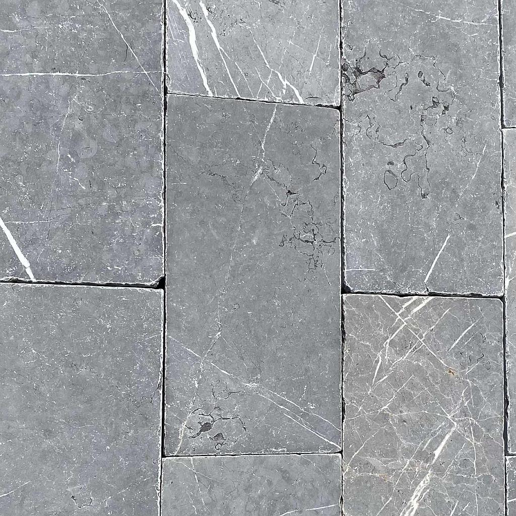 [PAMAPIHOTUNANA402030] Pietra Grey Marble Honed Tumbled Paver 400x200x28mm