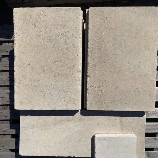 [PALIIVHOSUNANA404015] Ivory Limestone Honed Tile 400x400x10mm