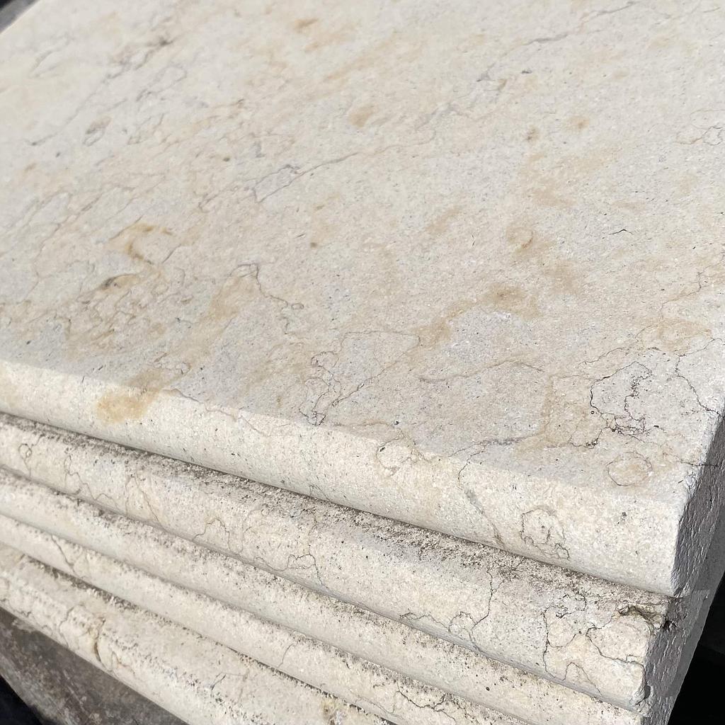[PAMASUHOBUNANA604030] Sunny Marble Honed Bullnose Long Edge Paver 600x400x30mm