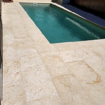 [PAMASUHOTUNANA604030] Sunny Marble Honed Tumbled Paver 600x400x30mm