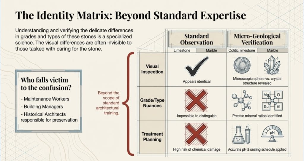 infographic oolitic limestone texture