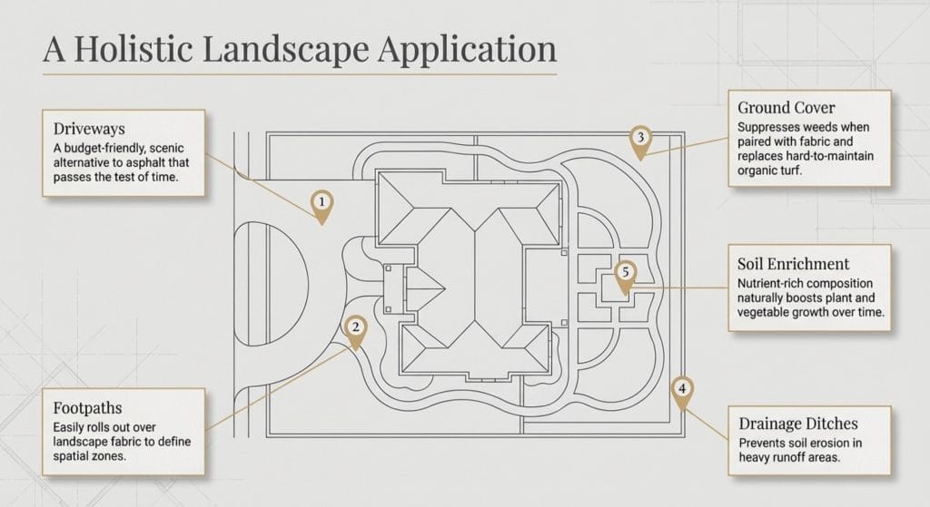 holistic landscape crushed limestone