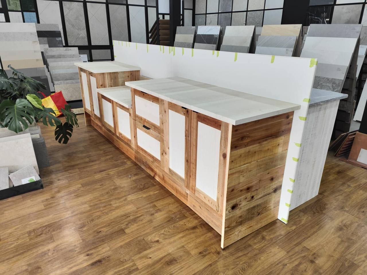 Hunter Pavers Barbecue Construction Project