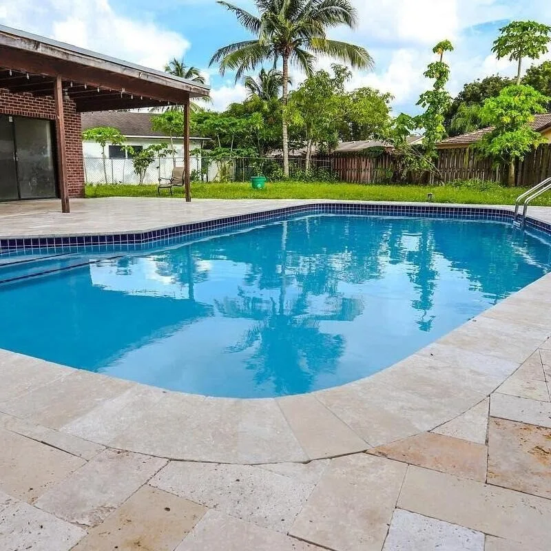 CLASSIC TRAVERTINE HONED TUMBLED UNFILLED PAVER