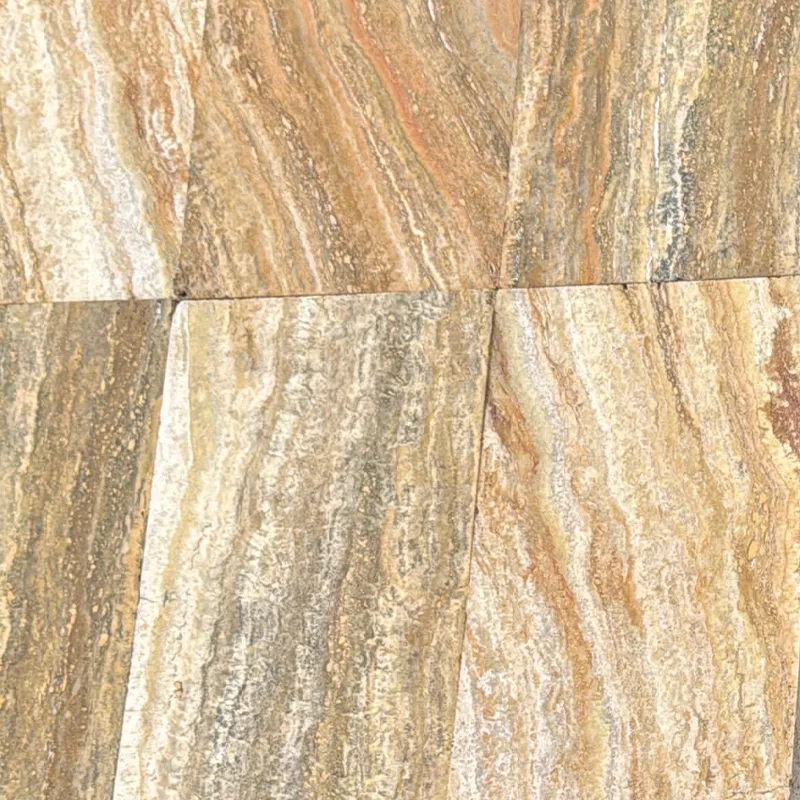 Giallo Veincut Travertine pavers
