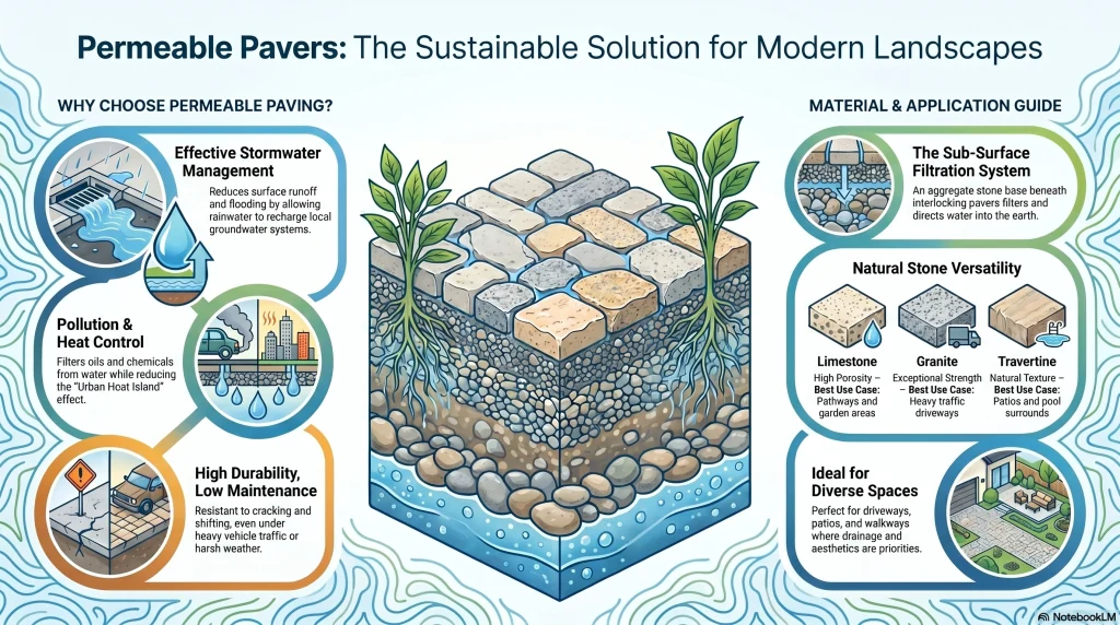 Best Uses for Permeable Pavers