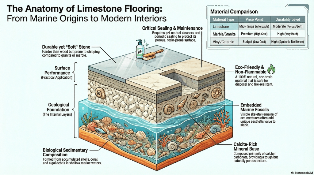 Pros and cons of limestone flooring info
