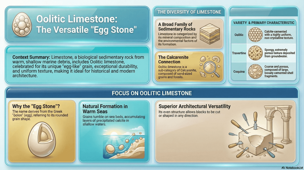 oolitic limestone infographic