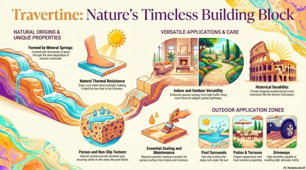 info travertine nature s timeless Building block