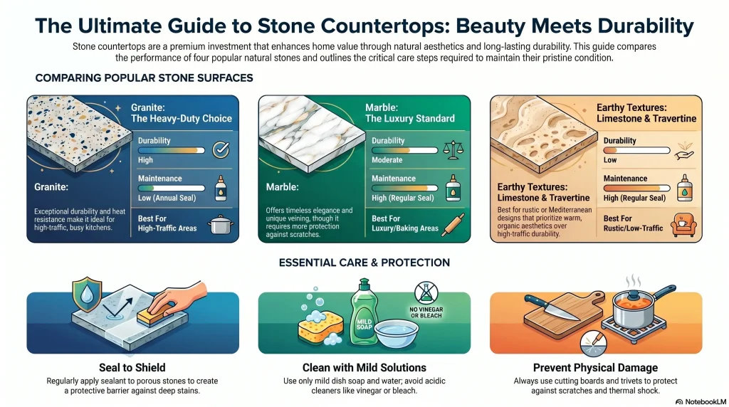 Ultimate Stone Countertop Comparison Guide